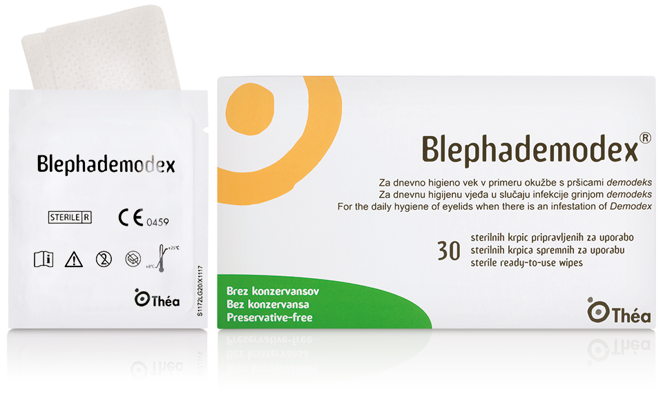 Blephademodex sterilne krpice
